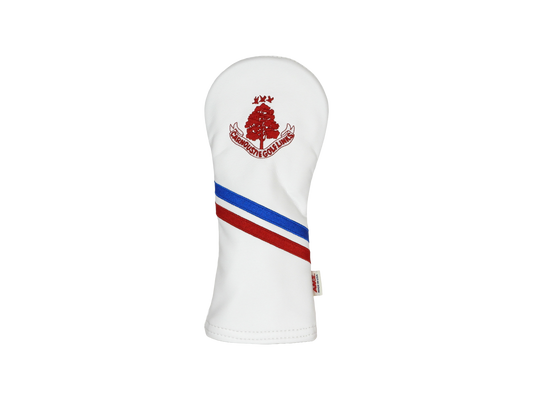 Fairway Club Stripe Headcover - White/Blue/Red
