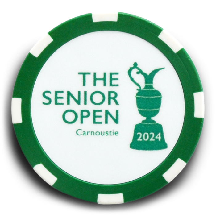 Senior Open Poker Chip - Green