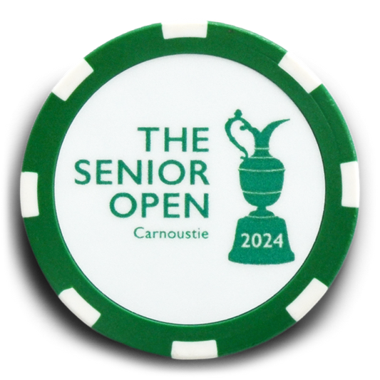 Senior Open Poker Chip - Green