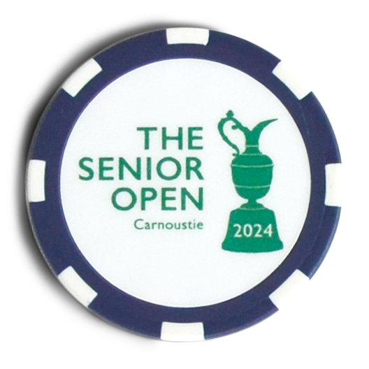 Senior Open Poker Chip - Navy