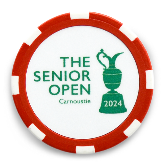 Senior Open Poker Chip - Red