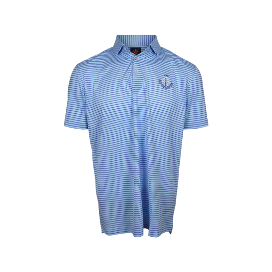 Noah Performance Polo Shirt - Pacific/White/Royal