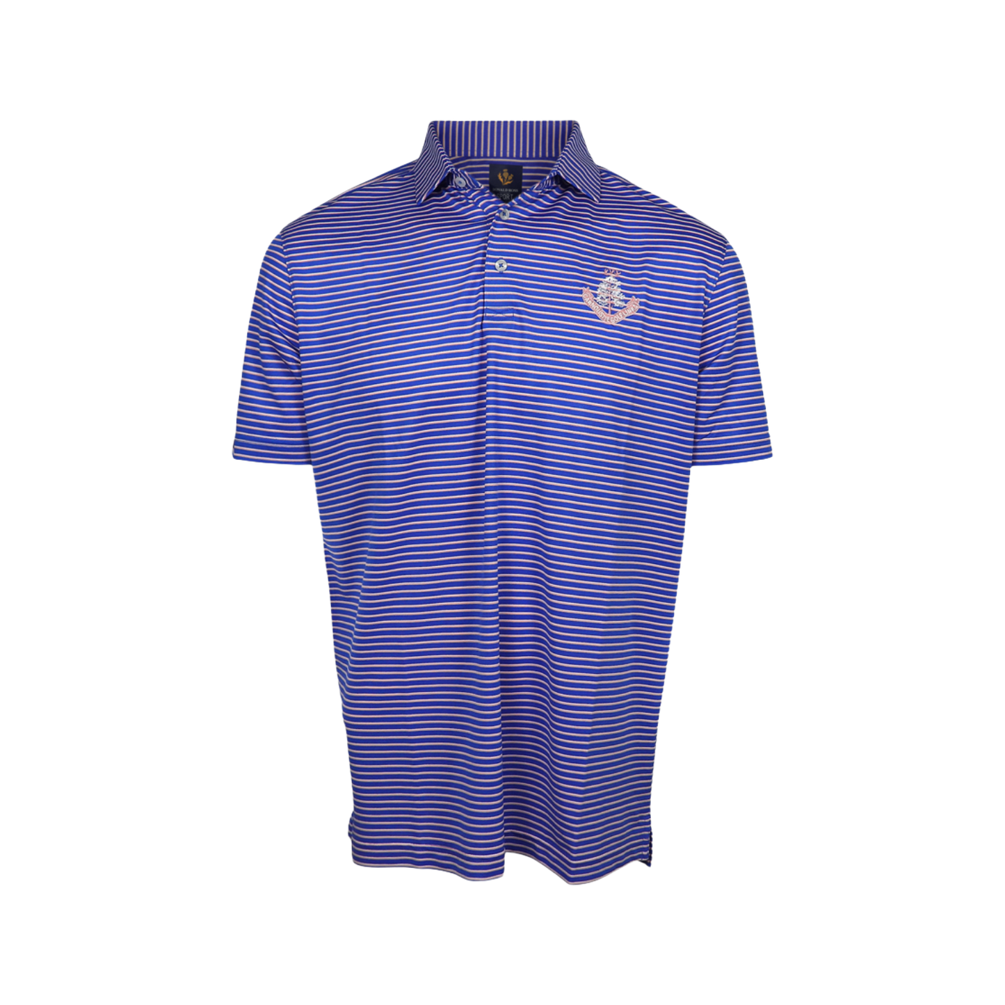 Noah Performance Polo Shirt - Royal/White/Taffy