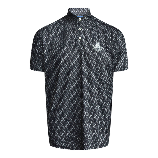 Pattern Polo - Black/Quarry