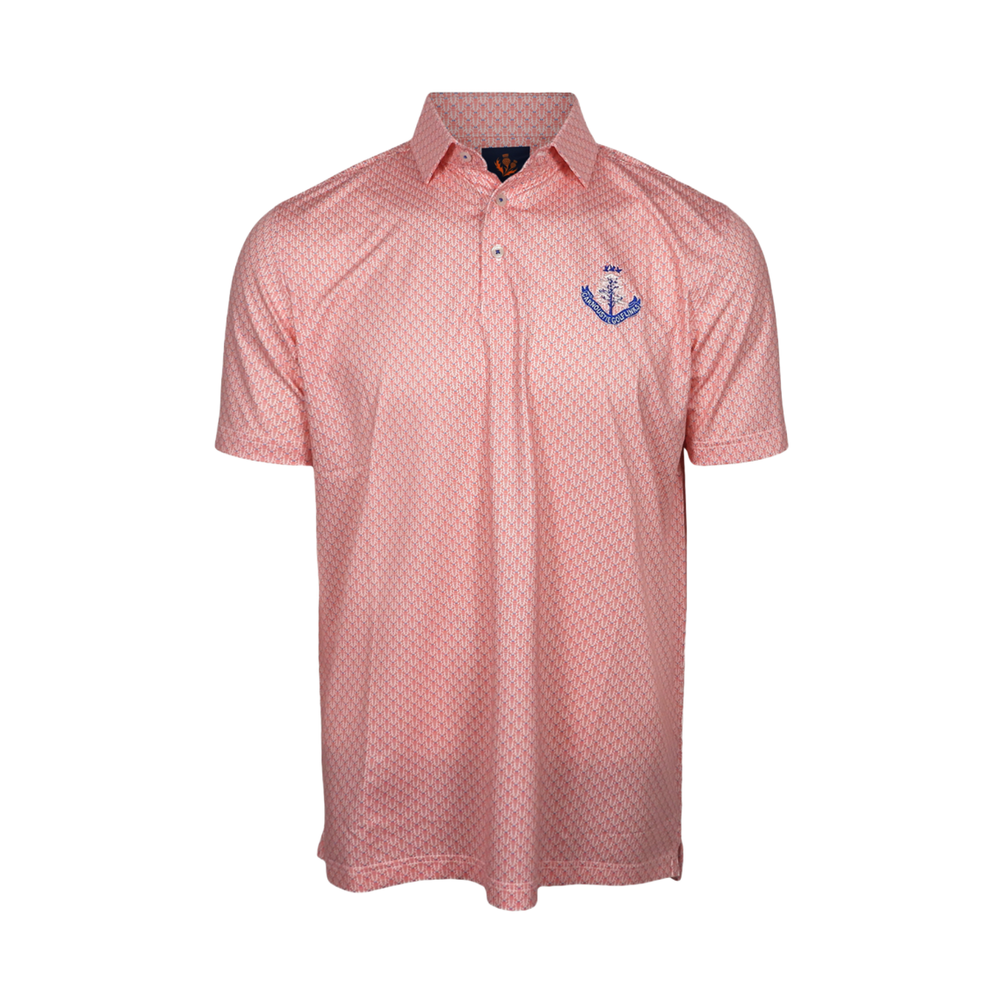 Sebastian Performance Polo Shirt - White/Taffy/Royal