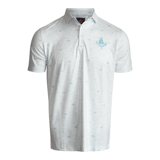 Boyd Polo Shirt - 100 White/Neptune