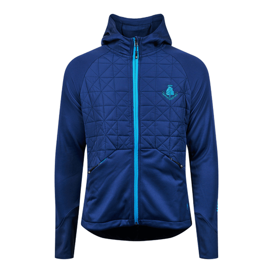 Therma Bora Hooded Full Zip Jacket - Navy/Azure Blue