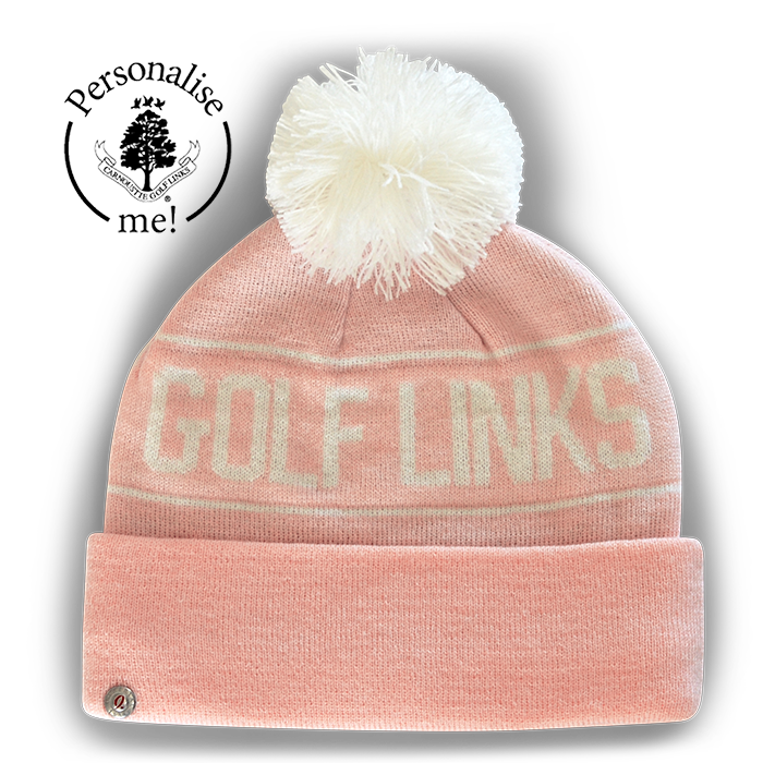 Beanie Hat - Pink White