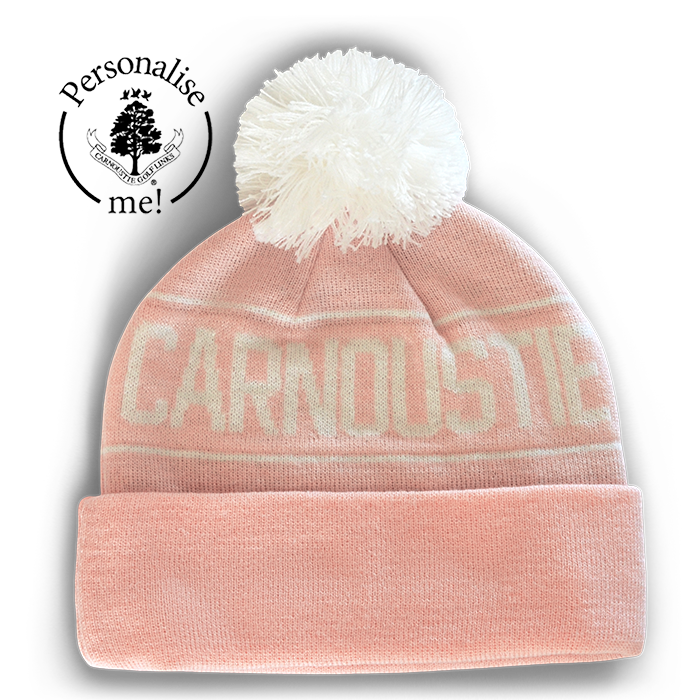 Beanie Hat - Pink White