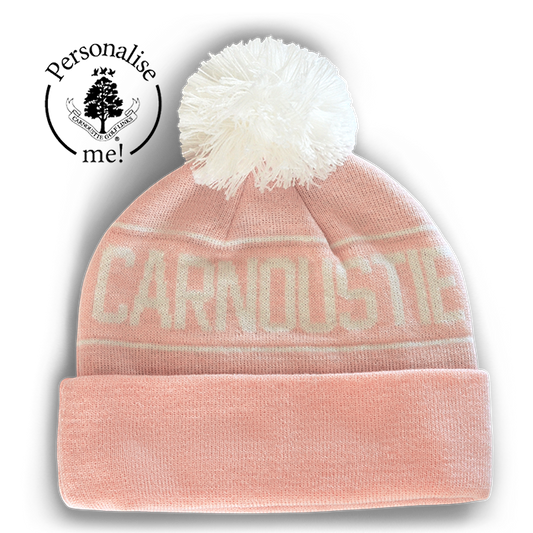 Beanie Hat - Pink White