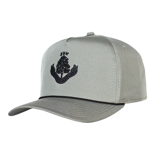 Performance Rope Baseball Cap - Grey/Black