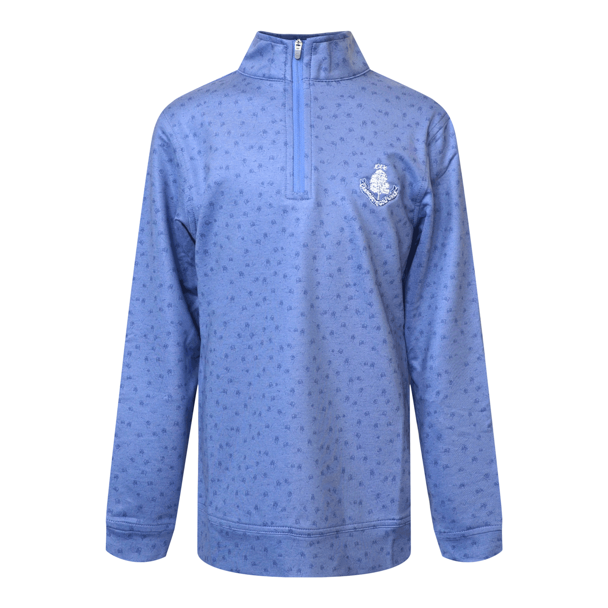 Youth Perth Carts Performance 1/4 Zip - Port Blue